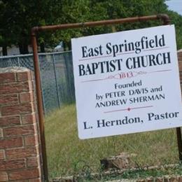 East Springfield Baptist Church Cemetery