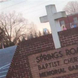 Springs Road Baptist Church Memorial Gardens