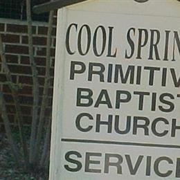 Cool Springs Primitive Baptist Church Cemetery