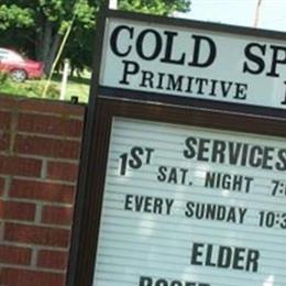 Cold Springs Primitive Baptist Church