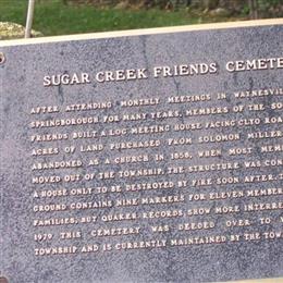 Sugar Creek Friends Cemetery
