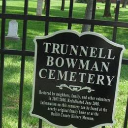 Trunnell/Bowman Cemetery