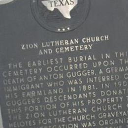 Zion Lutheran Cemetery #1
