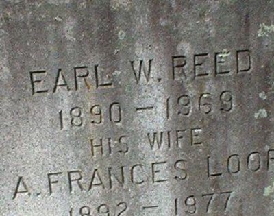 A. Frances Loop Reed on Sysoon
