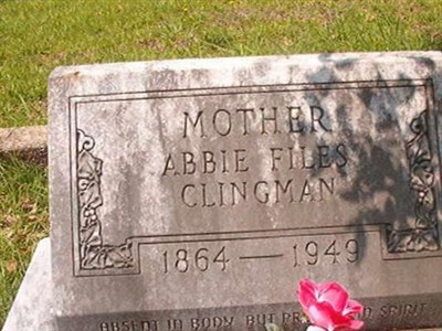 Abbie Files Clingman on Sysoon