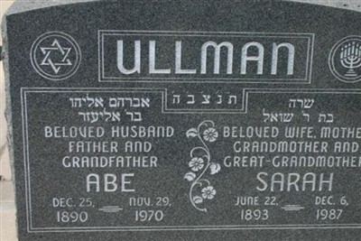 Abe Ullman on Sysoon