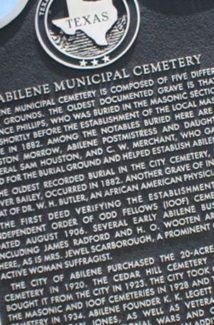 Abilene Municipal Cemetery on Sysoon