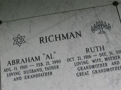 Abraham "Al" Richman on Sysoon
