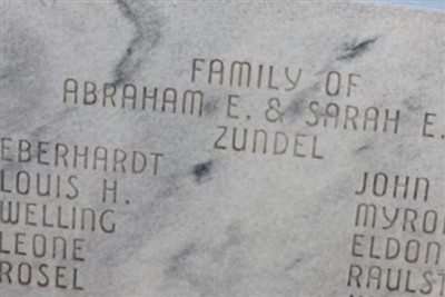 Abraham Eberhardt Zundel on Sysoon