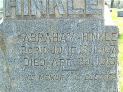 Abraham Hinkle on Sysoon