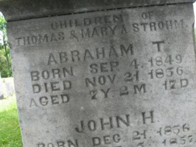 Abraham T Strohm on Sysoon