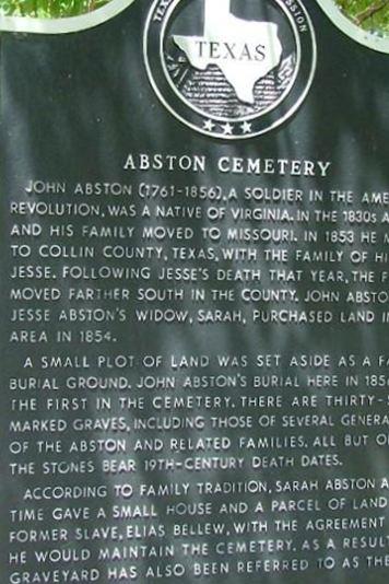 Abston Cemetery on Sysoon