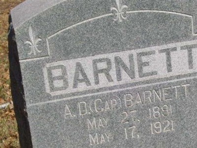 A D "Cap" Barnett on Sysoon