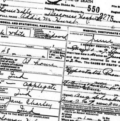 Ada May "Addie" Applegate Hurst on Sysoon