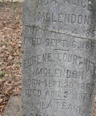 Ada Alice Mclendon, Find a grave on Sysoon Ada Alice Mclendon on Sysoon