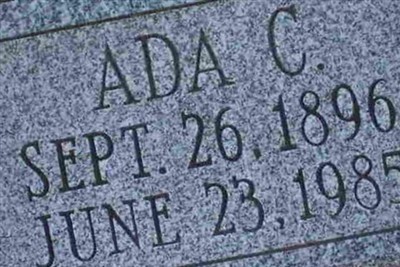 Ada C Paden Barninger on Sysoon