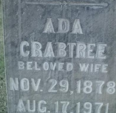 Ada Crabtree White on Sysoon