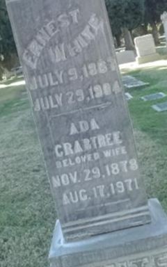 Ada Crabtree White on Sysoon