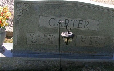 Ada Elizabeth Stephens Carter on Sysoon
