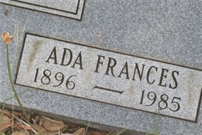 Ada Frances Lang on Sysoon