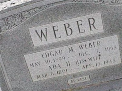 Ada H Martin Weber on Sysoon