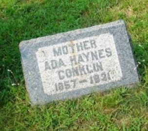 Ada Haynes Conklin on Sysoon