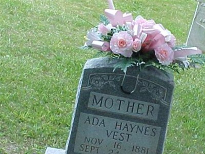 Ada Haynes Vest on Sysoon