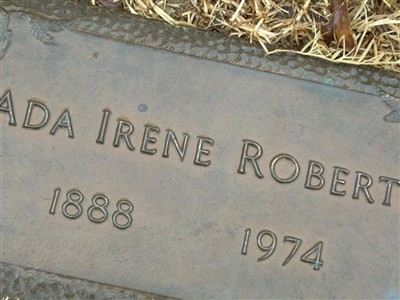 Ada Irene Roberts on Sysoon