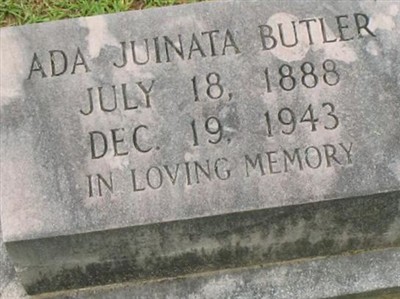 Ada Juinata Butler on Sysoon