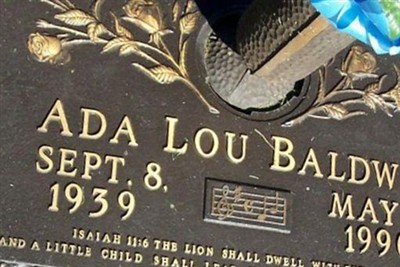 Ada Lou Baldwin on Sysoon