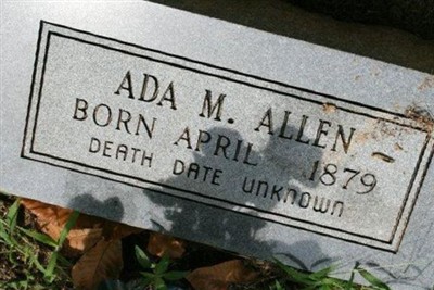 Ada M. Allen on Sysoon