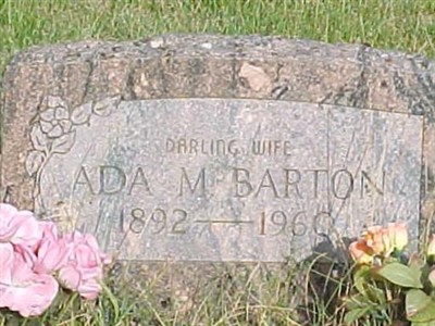 Ada M Barton on Sysoon