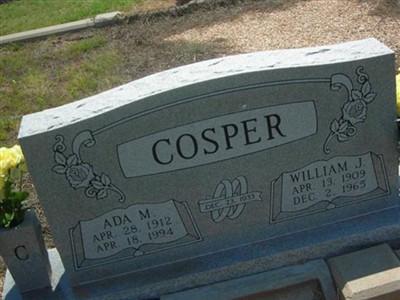 Ada M. Cosper, Find a grave on Sysoon Ada M. Cosper on Sysoon