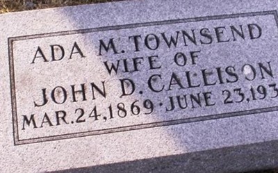 Ada M. Townsend Callison on Sysoon