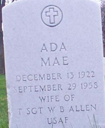 Ada Mae Allen on Sysoon
