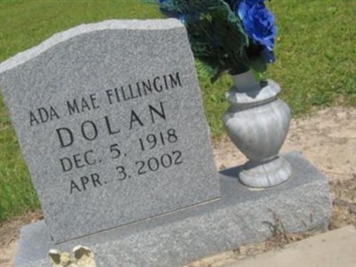 Ada Mae Fillingim Dolan on Sysoon