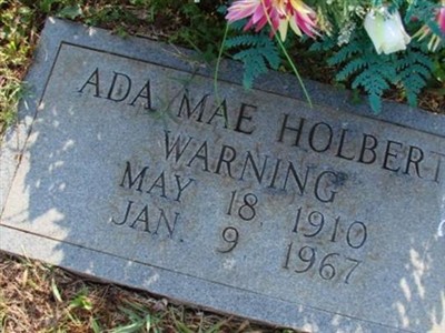 Ada Mae Holbert Warning on Sysoon