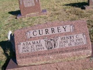 Ada Mae Robbins Currey on Sysoon
