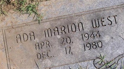 Ada Marion West on Sysoon