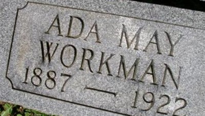 Ada May Halsey Workman on Sysoon