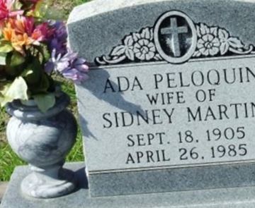 Ada Peloquin Martin on Sysoon