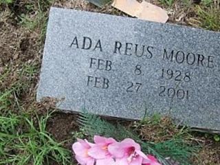 Ada Reus Moore on Sysoon