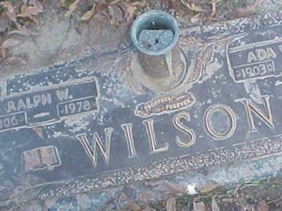 Ada White Wilson on Sysoon