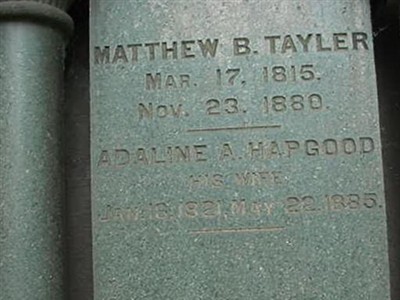 Adaline A Hapgood Tayler on Sysoon