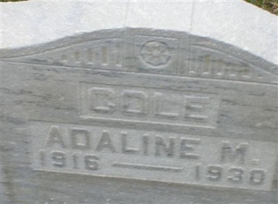 Adaline M. Cole on Sysoon