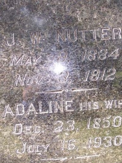 Adaline Nutter on Sysoon