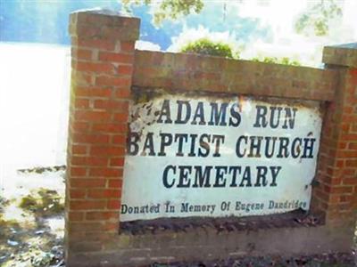 Adams Run Baptist Church Cemetery on Sysoon