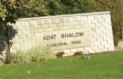 Adat Shalom Memorial Park on Sysoon