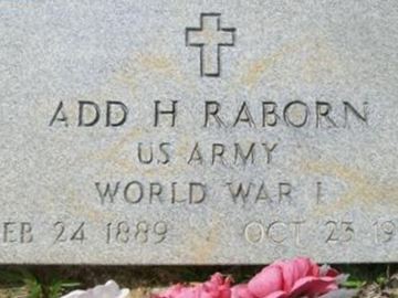 Add Houston "Addie" Raborn on Sysoon