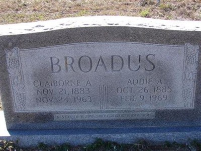 Addie A. Broadus on Sysoon